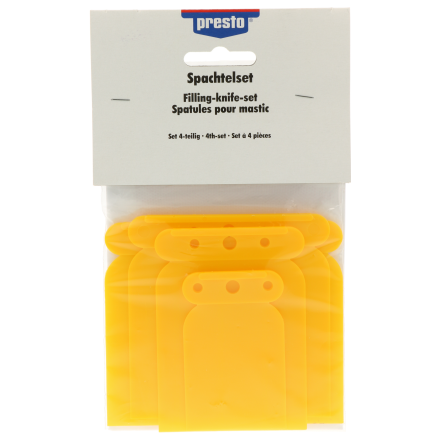 Spatole in plastica per stucco